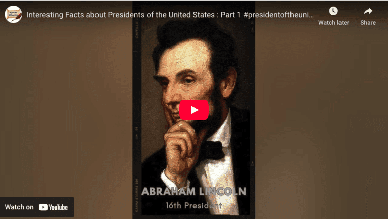 Interesting Facts about Presidents of the United States : Part 1